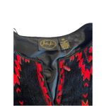 Julia Kim Sweater Jacket Size 1x Boho South Western Toggle Button Black Photo 5