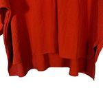 Entro  Split Neck Tunic Top Womens L Rust Orange Flowy Lightweight Minimalist Photo 3