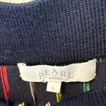 Pearl by Lela Rose Multi Color Knit Maxi Skirt | L Blue Size L Photo 3