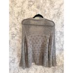 Torrid 3 Heather Grey Cardigan Drop Shoulder Open Stitch Cropped 3x 22 24 NWT Photo 1