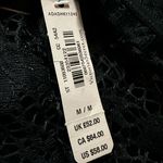 Victoria's Secret NEW  Black Lace Bodysuit Short Sleeve Sexy Bra Shelf Medium Photo 6