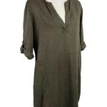 Anthropologie Cloth & Stone Pullover Split Neck Tunic Dress M Photo 3