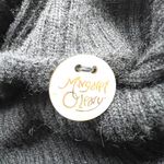 margaret o'leary Cashmere Turtleneck Sweater Dress Black Gray Size Medium Photo 12