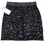 Bailey 44 Black Sequin Mini Skirt Photo 1