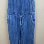 Chambray Romper Blue Size 10 Photo 0