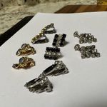 Lot Of 5 Prong Set Rhinestone Screw On / Clip Photo 2