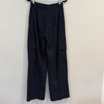Galita Striped Dress Pants Blue Photo 4