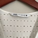 ZARA  White Long Sleeve Dress Photo 3