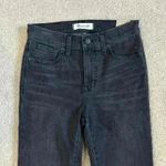 Madewell New with tags Taller 9" Mid-Rise Skinny Jeans in Black Sea size 25 TL Photo 1