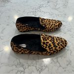 Birdies Starling Print Calf Hair Slip On Faux Fur Lined Flats Size 7 Photo 1