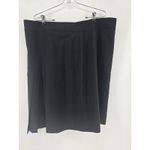 Talbots  Short Skirt Business Womens Size 20 Black Back Zipper Stretch‎ Photo 1