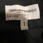 Anthropologie $298 Ripley Rader Magenta Satin Ashley Formal Dress Maxi Gown Black Size XS Photo 4