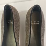 Stuart Weitzman New Capricorn Glitter Point-Toe Flat in Pyrite size 7.5 Photo 6