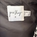 Princess Polly Like New Houndstooth Blazer Black White Size 6 Photo 2