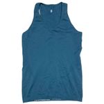 Sweaty Betty Athlete Seamless Tank Top Large Reef Teal Blue Activewear EUC Photo 2