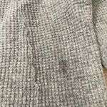 Free People  Grey Wool Sidewinder Sweater S Cowl Neck Photo 8