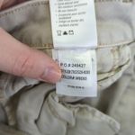 Paige  Women's Size 27 Beige Cargo Pants Straight Leg Cotton Blend Utility Photo 9