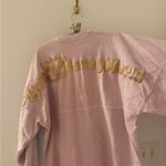 Disney Walt  world spirit  jersey longsleeve shirt pink and gold size M Photo 4