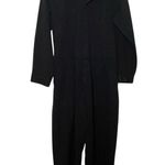 Big Bud Press Black Everyday Jumpsuit Women’s Size XL Cotton Utility Workwear Photo 1