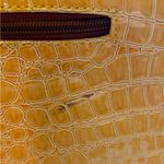 Samantha Brown Dome and Cabin Bag Croc Print Carry On in Yellow/Camel. NWT Yellow Photo 8