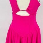 Lucy in the Sky Hot Pink Cutout Mini Dress – Size Large Photo 0
