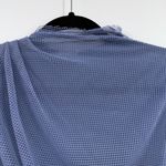 Free People  On My Way Mesh Bodysuit XS periwinkle NWT Long sleeve high neck Photo 8