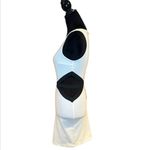 Lovely Day Elegant White and Black Body Con Spandex Women's Dress Cut Out Design Photo 2