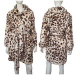 Aerie Animal Print Cozy Plush Robe, Medium Photo 1