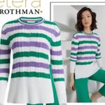 Etcetera  striped knit sweater NWT Photo 1