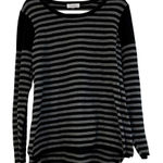 Calvin Klein Black White Striped Tunic Sweater Size OX Photo 0