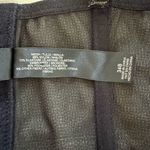 Victoria's Secret Victoria Secret Bustier Top 34B Black Floral Embroidered Mesh Dark Fairy Witchy Photo 5