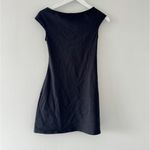 Reformation  Chaine Black Mini Dress S Photo 2
