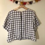 Moon River  Gingham Embroidered Top size Large Photo 4