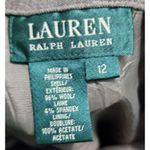 Ralph Lauren Lauren  Gray Pencil‎ Skirt Professional Office Wear Size 12 Photo 2