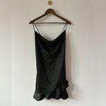 Pretty Little Thing  black strappy mini dress ruffle size 8 NWT Photo 6
