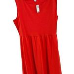 Old Navy  tank jersey knit dress red orange XL summer spring work casual vacation Photo 0