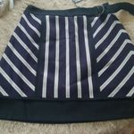 Max Mara BNWT MAXAZRIA STRIPED MIXED-MEDIA MINI SKIRT Photo 4