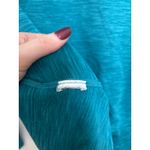 Old Navy  Hoodie Womens Large Blue Teal Heather Active Go-Dry Thumbholes Thin Photo 4