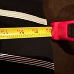 White House | Black Market  strapless Black Multi Color Stripes Slits Both Side SZ Photo 10