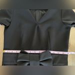 Claudie Pierlot Paris black jumpsuit with bow detail size 36 Photo 2