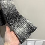 Eddie Bauer Black and Gray Cowl Neck Sweater with Safety Pin Fasteners XS Photo 4