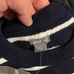 Aerie NWT  Sleeveless Navy & White Striped Tank Size Medium Photo 3