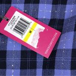 Vince Camuto  Purple Black Plaid Cropped Blazer Jacket‎ Size Medium New Photo 6