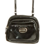 Kenneth Cole  BLACK MINI CROSSBODY PURSE HANDBAG COMPARTMENTS OPEN POCKET Photo 0