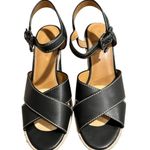 Coach  Women's‎ Eaton Black Wedge Sandal Sz 9 Photo 9
