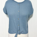 Crown of Hearts Women's Salina Tie Front Button Photo 0