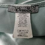 Cristina Green Satin Bodycon Mini Dress M | Strappy Open Back Tie Y2K Clubwear Size M Photo 10