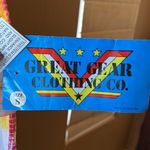 Great Gear Clothing Company Vintage 80's Rainbow Tie Dyed Romper Size Small NEW! Purple Photo 4