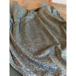 Xhilaration  One Piece Swimsuit Metallic Ruched Sides Drawstring XL High Hip Swim Photo 1