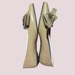 Caparros NWT‎ C.Paravano Camel Pointed-Toe Flats with Bow – Size 6.5 Photo 5